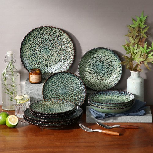 Geschirr set blumen design - geschirr,