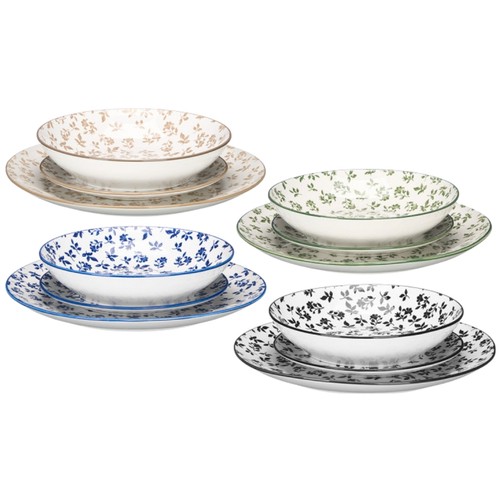 Tellerset geschirrset 12er set - tellerset,
