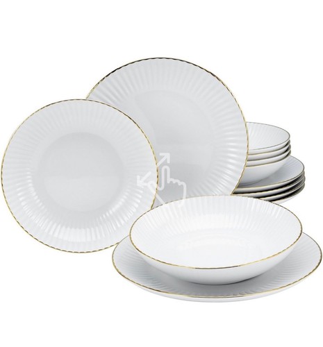 Home geschirr set 12tlg - my,