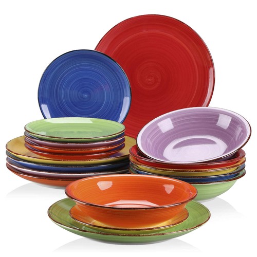 Geschirr set bunt - -, 12