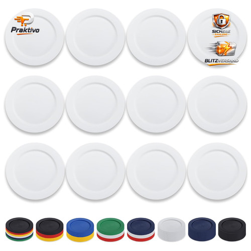 Kunststoff teller set - kunststoff, 12